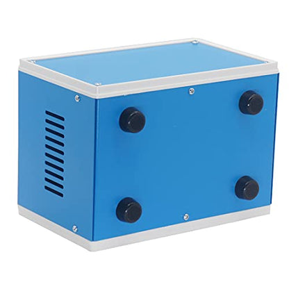 Zulkit Electronic Enclosures Blue Metal Enclosure Project Case DIY Box Junction Case Enclosure Preventive Case (7.1" x 4.3" x 5.1") - size: 7.1" x 4.3" x 5.1"