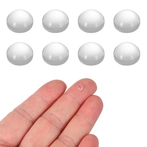 PATIKIL 8 Pack Convex Lens,5mm OD 5mm Focal Length Optical Lenses - size: 5mm OD x 2.5mm H x 5mm Focal L