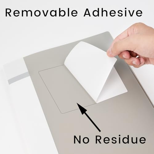 LLIKED 200 Pcs 4"x6" Blank Removable Labels for Storage Bins No Residue - size: 4"x 6"