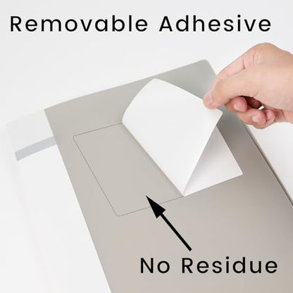 LLIKED 200 Pcs 4"x6" Blank Removable Labels for Storage Bins No Residue - size: 4"x 6"