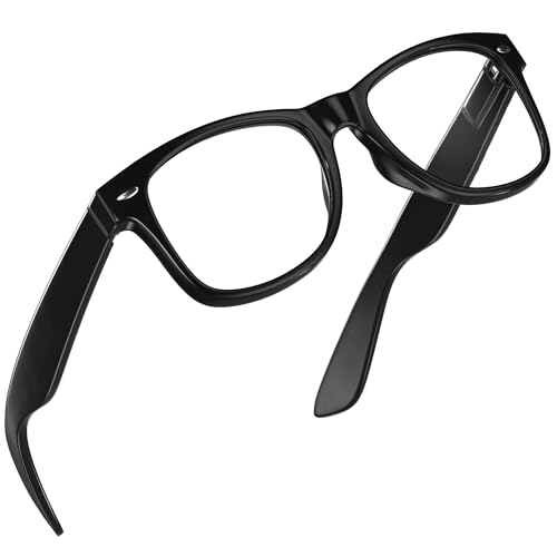 grinderPUNCH Reading Glasses for Men Readers High Power Strong 1.0 to 6.0 - color: Black