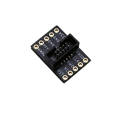 Treedix 2pcs JTAG Breakout Board Adapter Converter SWD Breakout Jtag Debug Board with 2 Row 1.27mm Pitch 10pins Female to Female IDC Connector Flat Flexible Gray Ribbon Jumper Cable 200mm for J-Link