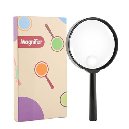 10X 30X Magnifier, Handheld Magnifying Glass for Reading
