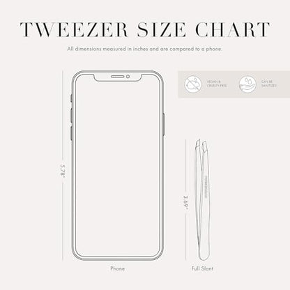 Tweezerman Stainless Steel Point Tweezer for Eyebrows Rose Gold - color: Rose Gold