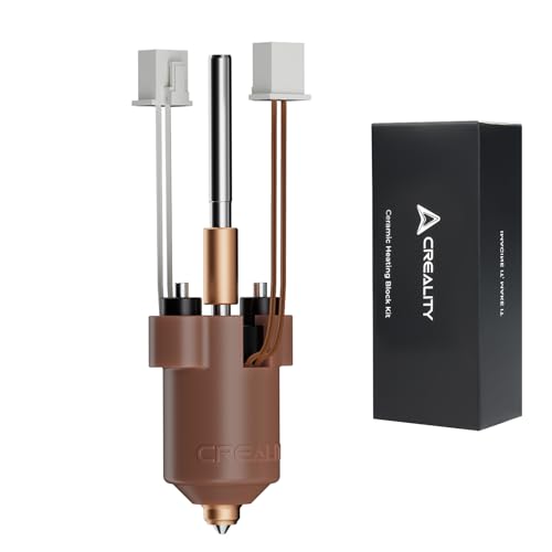 Creality Official K1/K1 MAX/K1C/K1 SE Hotend Kit New Version, Upgrade K1C Ceramic Heating Block Kit, Support 300°C High Temperature and 600mm/s Fast Speed Printing, for Creality K1 Series 3D Printers - style: K1 Series