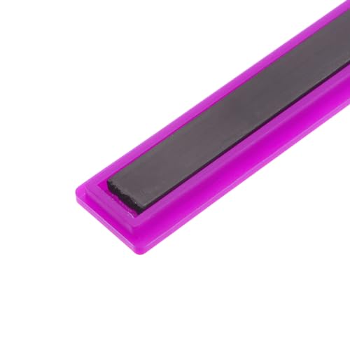 HARFINGTON Whiteboard Magnetic Ruler 29cm Metric Blackboard Straight Rulers Office Measuring Tools, Rose Red - color: Rose Red