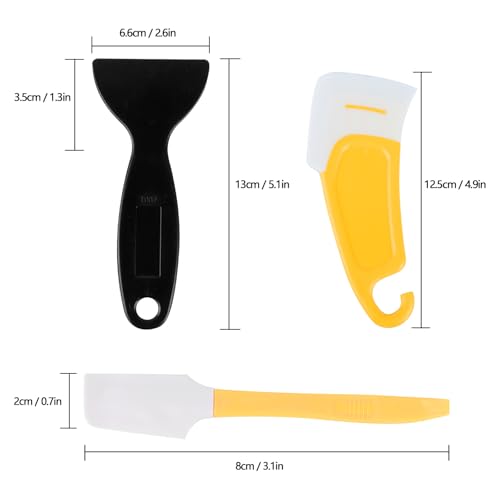 3D Resin Printer Accessories: 10Pcs Silicone Spatula & Plastic Scraper for Resin Cleaning and Film Protection