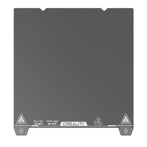 Creality K1 Dual Side Low Temperature Cold Printing Build Plate, 3D Printer Superior Resin Coating Textured Spring Steel Plateform Print Bed for Ender-3 V3/KE/SE, Ender-3 S1, Ender 5 S1 235x235mm - size: 235x235mm, style: K1 Cold