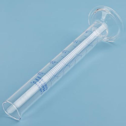 Labasics 3-Pack Borosilicate Glass 25 ml Heavy Wall Graduated Cylinder Measuring Cylinder - size: 25 ml