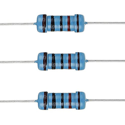 BOJACK 350 Pcs 30 Values Resistor Kit 1 Ohm - 1M Ohm with 1% 1W Metal Film Resistors Assortment - size: 1 W