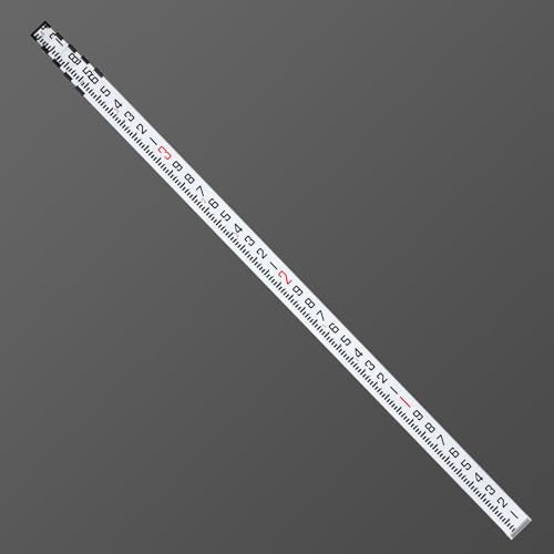 Firecore 16-Foot Aluminum Grade Rod - 10ths, 5 Sections Telescopic with Bubble Level-FLR500B - size: 16FT - 10ths