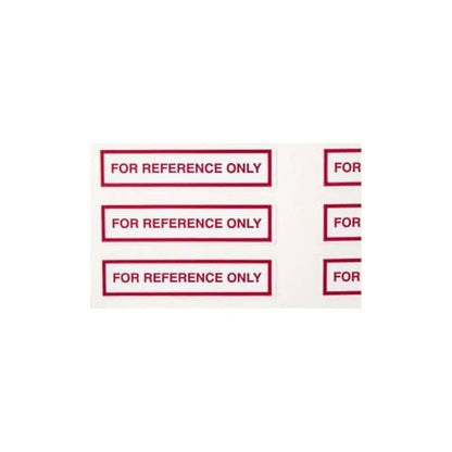 SPI 14-109-3 Removable Adhesive for Reference ONLY Labels: 2" x 1/2", Red on White (160 Count) - style: Reference Only