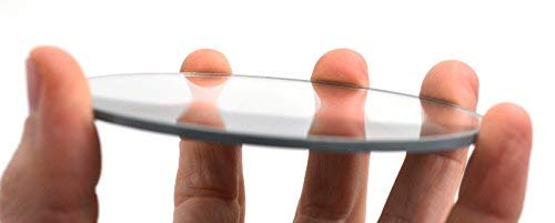 EISCO Concave Mirror - 4" Dia, 150mm Focal Length - 3mm Thick - Glass Labs (Pack of 2) - size: 4"L x 4"W (Pack of 2)