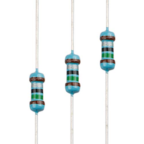 100pcs 1.5 ohm Resistor 1/4w (0.25 Watt) ±1% Tolerance Metal Film Fixed Resistor, Multiple Values of Resistance Optional - size: [E6P001] 1.5 ohm