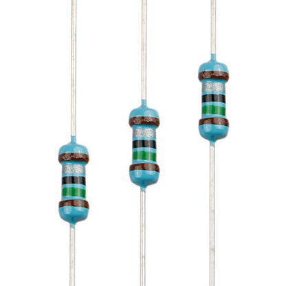 100pcs 1.5 ohm Resistor 1/4w (0.25 Watt) ±1% Tolerance Metal Film Fixed Resistor, Multiple Values of Resistance Optional - size: [E6P001] 1.5 ohm