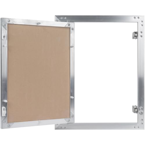 12" x 16" Drywall Access Panel – Aluminum Frame Gypsum Hatch Access Panel for Drywall - Ceiling Inspection Door – Wall Access Panel for Plumbing, Electrical, Utility & Ventilation Access - size: 12 x 16