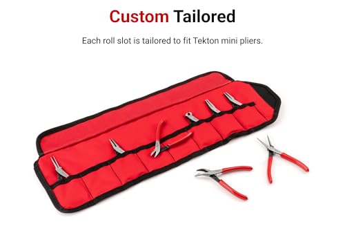 TEKTON 8-Tool Mini Pliers Pouch | OTP50201 | Made in USA - size: 8-Tool Pouch