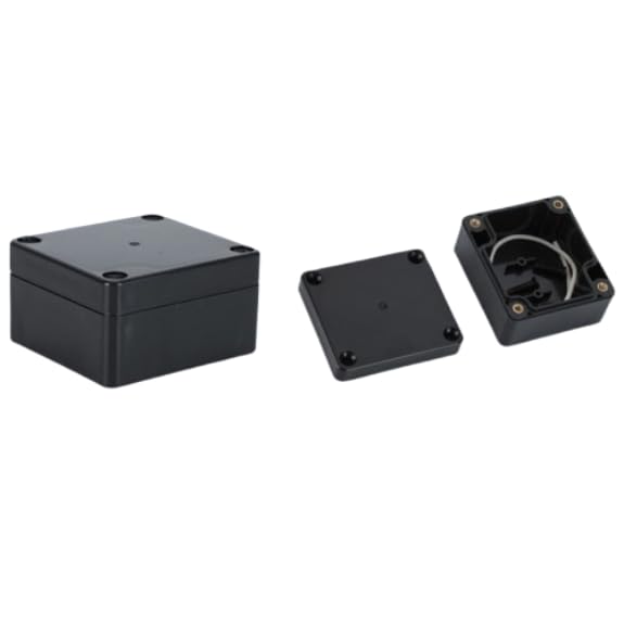 IP65 Waterproof Junction Box ABS Plastic Electrical Enclosure Dustproof and Corrosion Resistant Project Case 2.6×2.3×1.4 inch （65x58x35mm ） 1-Pack - size: 2.6×2.3×1.4 inch（65x58x35mm）