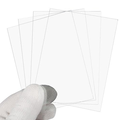 PATIKIL 75x100mm Glass Streak Plate, 6pcsLab Glass Slides Microscope Glass Slides Optical Optically Clear Glass Slides Smooth Edges High Transparency Transparent Uniform Thickness - size: 75x100mm