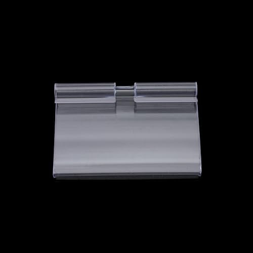 50pcs Labels for Storage Bins Plastic Label Clip, Basket Labels Clip On Wire Shelf Price Label Holder Merchandise Sign Display Holder, 50pcs Label Insert Included (3.15IN*1.57IN) - size: 3.15IN*1.57IN