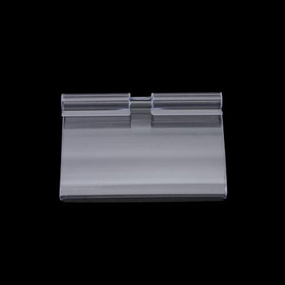50pcs Labels for Storage Bins Plastic Label Clip, Basket Labels Clip On Wire Shelf Price Label Holder Merchandise Sign Display Holder, 50pcs Label Insert Included (3.15IN*1.57IN) - size: 3.15IN*1.57IN