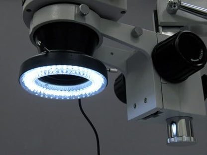 AmScope LED-144A 144-LED Lighting-Direction-Adjustable Microscope Ring - style: LED-144A-YK