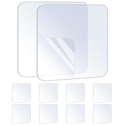 ZOMPAGO Heavy Duty Double Sided Mounting Square Tape Picture Hanging 10PCS - size: 10PCS（Square）