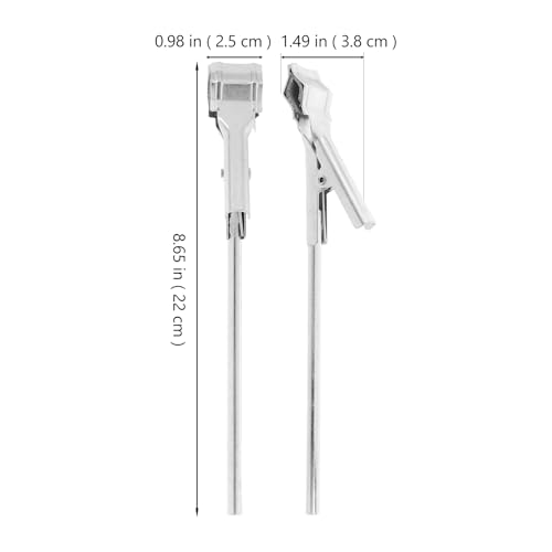 Adjustable Iron Test Tube Clamp Lab Holder Stand Clip for Chemistry Experiments Ring Stand Laboratory Clip Secure Tube Holder for Science Equipment
