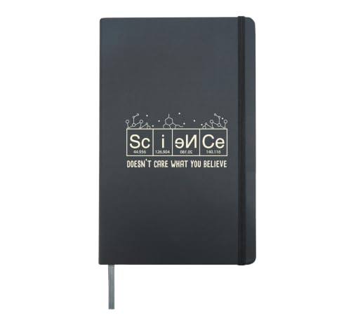 Science Teacher I Science Doesn't Care What You Believe Hardcover Journal, Black