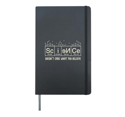 Science Teacher I Science Doesn't Care What You Believe Hardcover Journal, Black