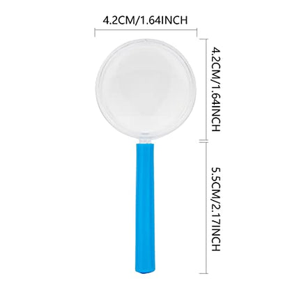 Magnifying Glass Kids 30 Pieces Plastic Magnifier Colorful Mini Hand Lens