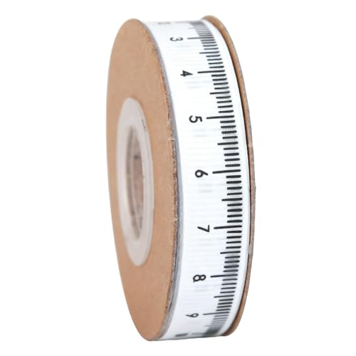 Meseey Ruler Ribbon Teacher Themed Ribbon 3/8 Inch x 50 Yards Pencil Ribbons for Teacher Appreciation,Wreath,Gift Wrapping - color: White Ruler 50 Yards