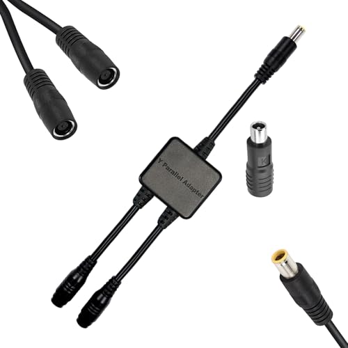 Parallel Adapter Cable, 8mm, Solar Combiner Cable, Y Branch, 10.7in, 10A, 45V, 300W, Reverse Current Protection, Compatible with Jackery