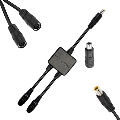 Parallel Adapter Cable, 8mm, Solar Combiner Cable, Y Branch, 10.7in, 10A, 45V, 300W, Reverse Current Protection, Compatible with Jackery