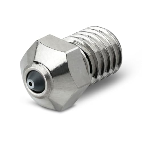 Tungsten Carbide Nozzle 0.6mm for E3D V6 Hotend, Prusa i3 MK3S / MINI, Anycubic i3 Mega/Kobra/Kobra Neo, High Thermal Conductivity Abrasion Resistance, Nickel Plated Copper - size: Tungsten Carbide, style: 0.6mm Nickel Plated Copper