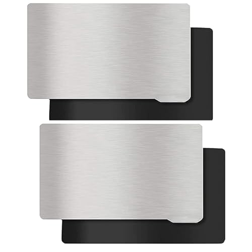 KOYOFEI 2PCS Resin 3D Printer Flex Build Plate for Anycubic Photon Mono 4, Spring Steel Flexible Plate and Magnetic Base Platform for Photon Mono 4, Mono 4 Ultra - size: Mono 4(163*89mm)