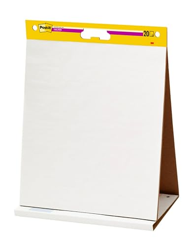 Post-it Meeting Chart, 20 x 23 in, White, Lined, 1 Pad, 20 Sheets/Pad