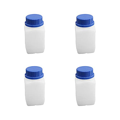 Othmro 250ml/8.5oz Plastic Lab Chemical Reagent Bottles,8pcs 40mmx115mm(IDxH) Square Wide Mouth Liquid/Solid Sample Storage Container Sealing Bottles Blue with Anti-theft Cap - color: 8Pcs 8oz