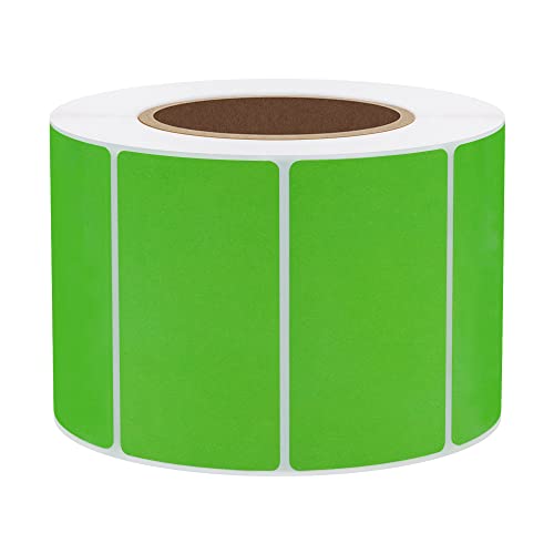 Hybsk 2.25x1.25 inch Color Direct Thermal Labels for Shipping, Barcodes, Address, Compatible with Rollo Label Printer & Zebra Desktop Printers (2.25"x1.25",Green) - color: 1 Roll Green, size: 2.25"x1.25"