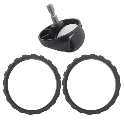 New 2-Piece Front Caster Ball Tire Set for i-Robot Roomba 500 and for 700 and for 900 Series