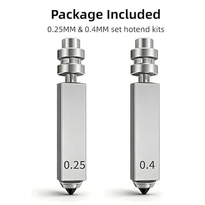 2PK 0.25MM 0.4MM Hotend Nozzle for Kobra X Combo - size: Kobra X - 1