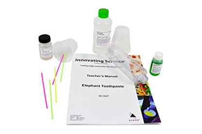 Innovating Science Elephant Toothpaste Science Kit, Milder Yeast Foam Demo