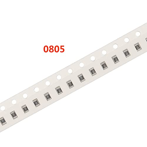 DIANN 4500pcs 1206 0805 0603 SMD Chip Resistor Assortment Kit 0-10M Ω ohm 60 Values (Each Value 25pcs) ±1% Tolerance Thick Film 0-10MR SMT Chip Resistors