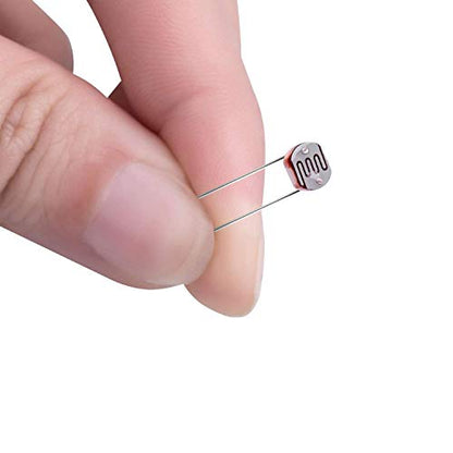 30 Pieces Photoresistor Set 5mm 50-100K Ohm Photo Light Sensitive Resistor Light Dependent Resistor for DIY and Experiments, GM5539 5539