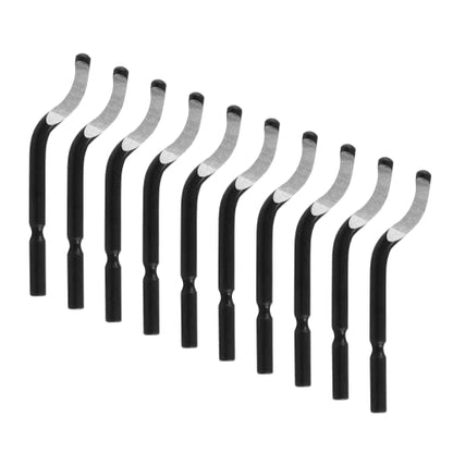 10Pcs Deburring Blades BS1010 Saws Blades Deburr Cutters Trimming Scrapers - size: BS1010 Blades