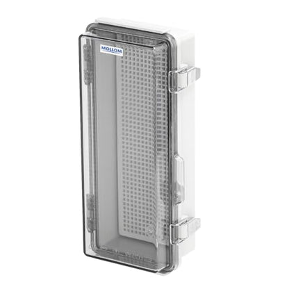 Mollom Transparent Cover Outdoor Junction Box (10.2x4.3x2.8In) - size: 10.2x4.3x2.8"