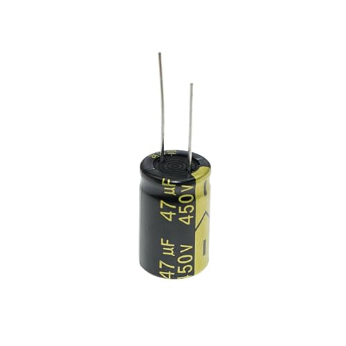 5 Pieces 450V 47UF 16x25mm Lead Wire Aluminum Electrolytic Capacitor High Frequency Low Equivalent Series Resistance 450 Volt 47 UF - size: 450V47UF