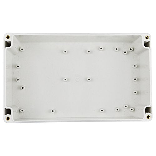 Waterproof Electronic ABS Plastic Junction Project Box Enclosure 200mm by 120mm by 75mm (White) - color: White, size: 7.87"x4.72"x2.95"