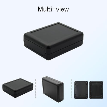 Project Box 8 Pieces Electrical Box Small Junction Box ABS Plastic Enclosure Power Electronic Case Black 3.5" x 2.8" x 1.1"(90 x 70 x 28mm) - color: Black, size: 3.5" x 2.8" x 1.1"