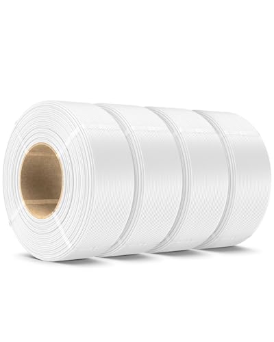 SUNLU PLA Refill Filament 1.75mm 4KG, White*4 - color: White+white+white+white, size: Pla+ Refill